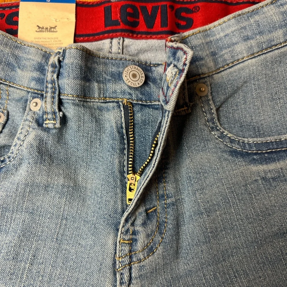 Levi's 511 Slim Boys Jeans seize 12 Light Blue Straight‎ Jeans Adjustable Waist